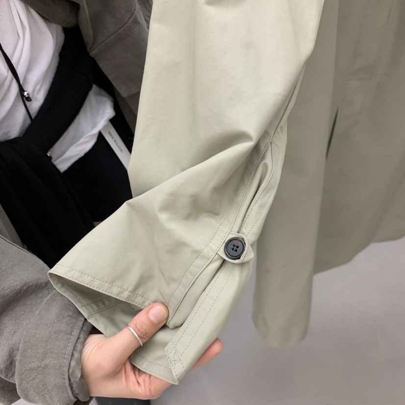 BRICKSADE韓國代購女裝新品熱賣人氣職業推薦休閑長款風衣BRICKSADE長款風衣