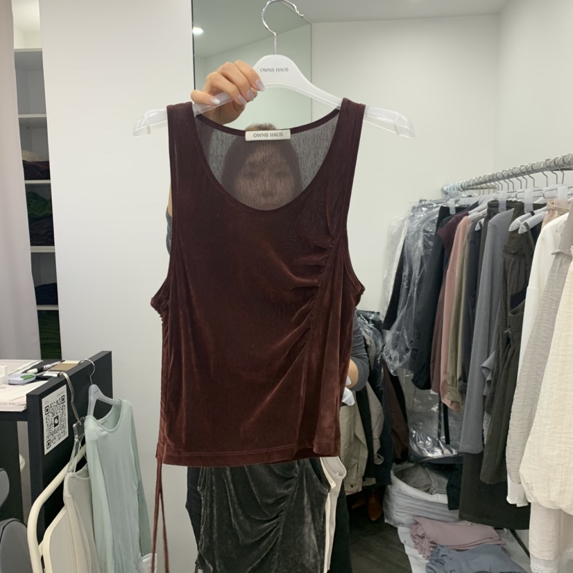 OWNS韓國直郵女士新款時尚真品職業人氣熱賣吊帶背心無袖OWNS吊帶/背心圖色4