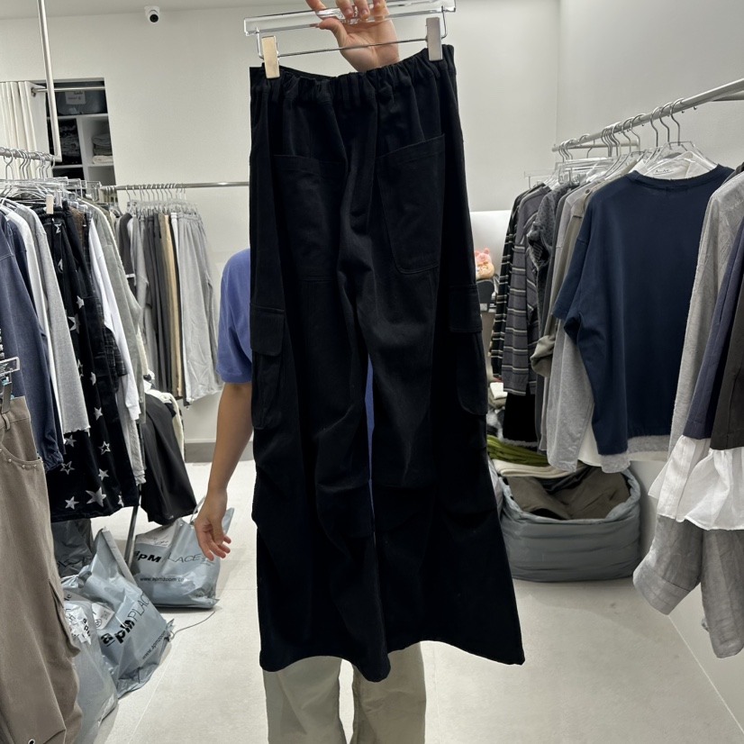 ANDE東大門代購女士新品時尚人氣休閑推薦休閑褲褶裥鏤空ANDE休閑褲