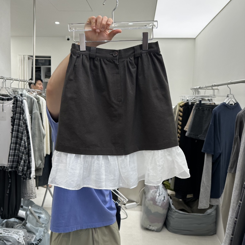 ANDE東大門代購女士新品職業休閑推薦真品人氣半身裙中短裙ANDE半身裙/中短裙圖色2