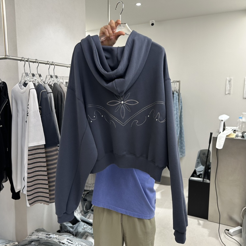 ANDE東大門代購女士新品推薦休閑職業時尚真品衛衣連帽衫ANDE衛衣