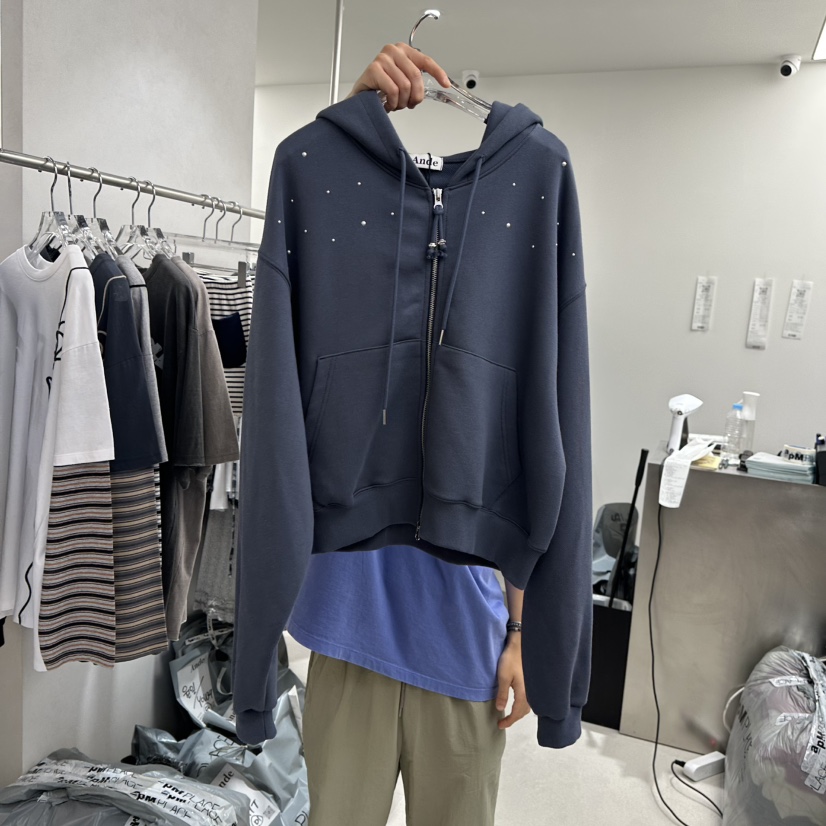ANDE東大門代購女士新品推薦休閑職業時尚真品衛衣連帽衫ANDE衛衣圖色1