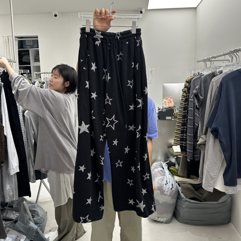 ANDE東大門代購女士新品熱賣真品時尚休閑人氣休閑褲毛圈ANDE休閑褲圖色2