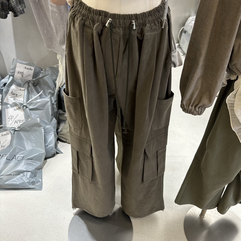 ANDE東大門實拍女裝新品休閑推薦時尚熱賣真品人氣休閑褲ANDE休閑褲圖色1