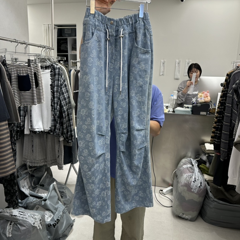 ANDE韓國代購女裝新款推薦人氣熱賣職業真品時尚休閑休閑褲ANDE休閑褲圖色1
