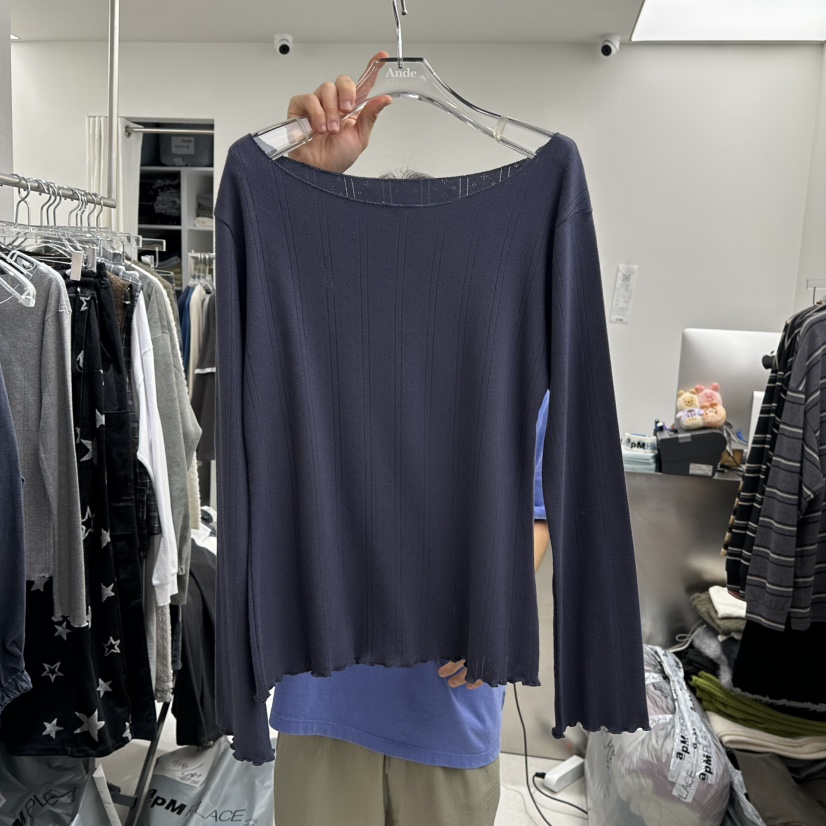 ANDE東大門直郵女裝新品真品熱賣時尚推薦人氣休閑長袖T恤ANDE長袖T恤圖色1
