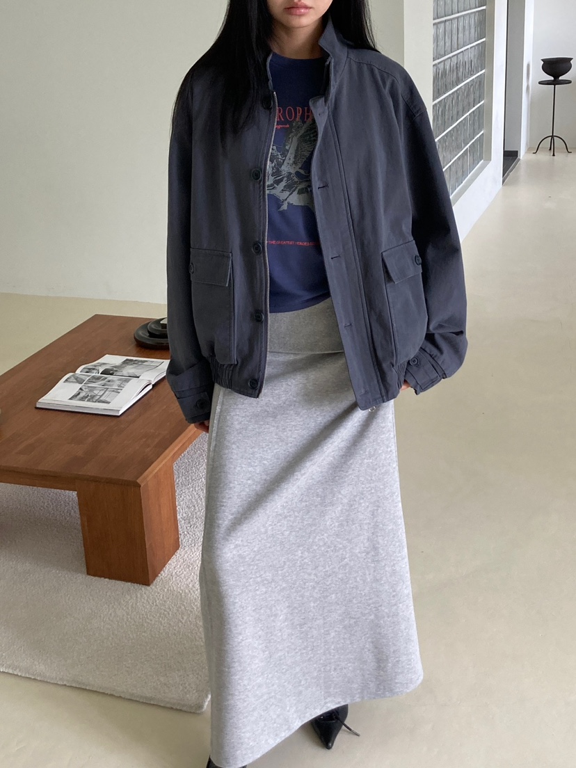 MORE THAN-P東大門代購女裝新品職業熱賣真品夾克兩個口袋MORE THAN夾克