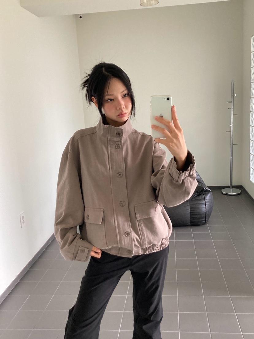 MORE THAN-P東大門代購女裝新品職業熱賣真品夾克兩個口袋MORE THAN夾克
