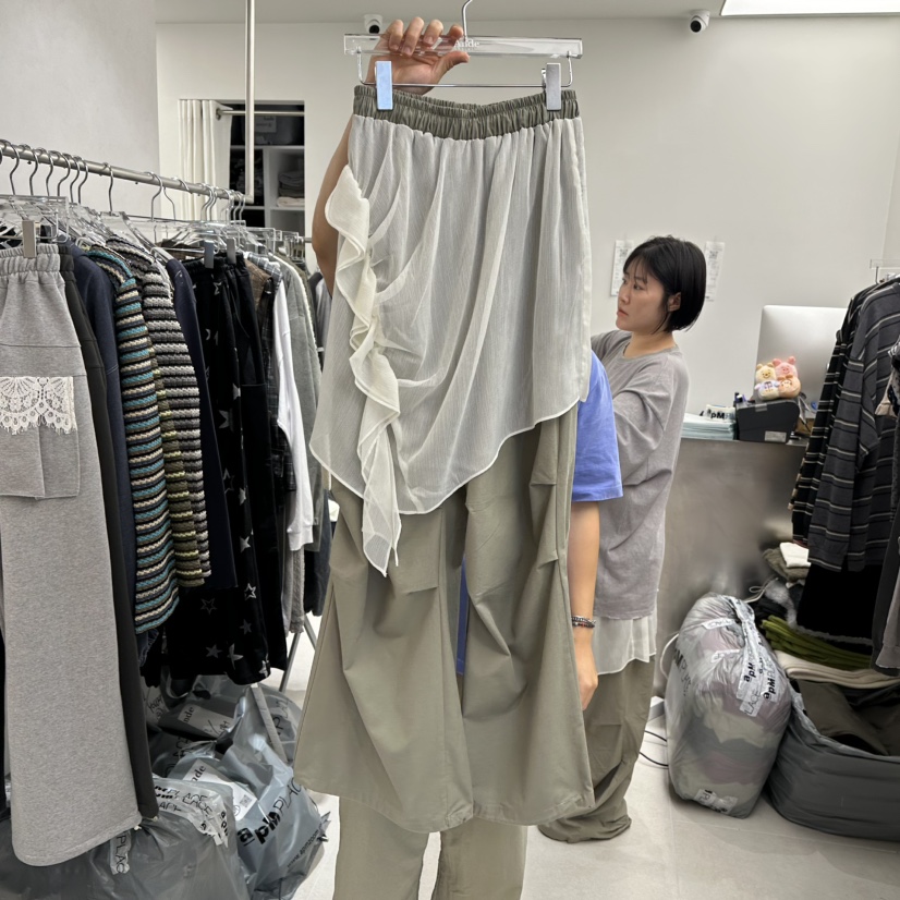ANDE東大門實拍女士新品熱賣真品休閑人氣時尚推薦裙褲褶裥ANDE裙褲圖色1