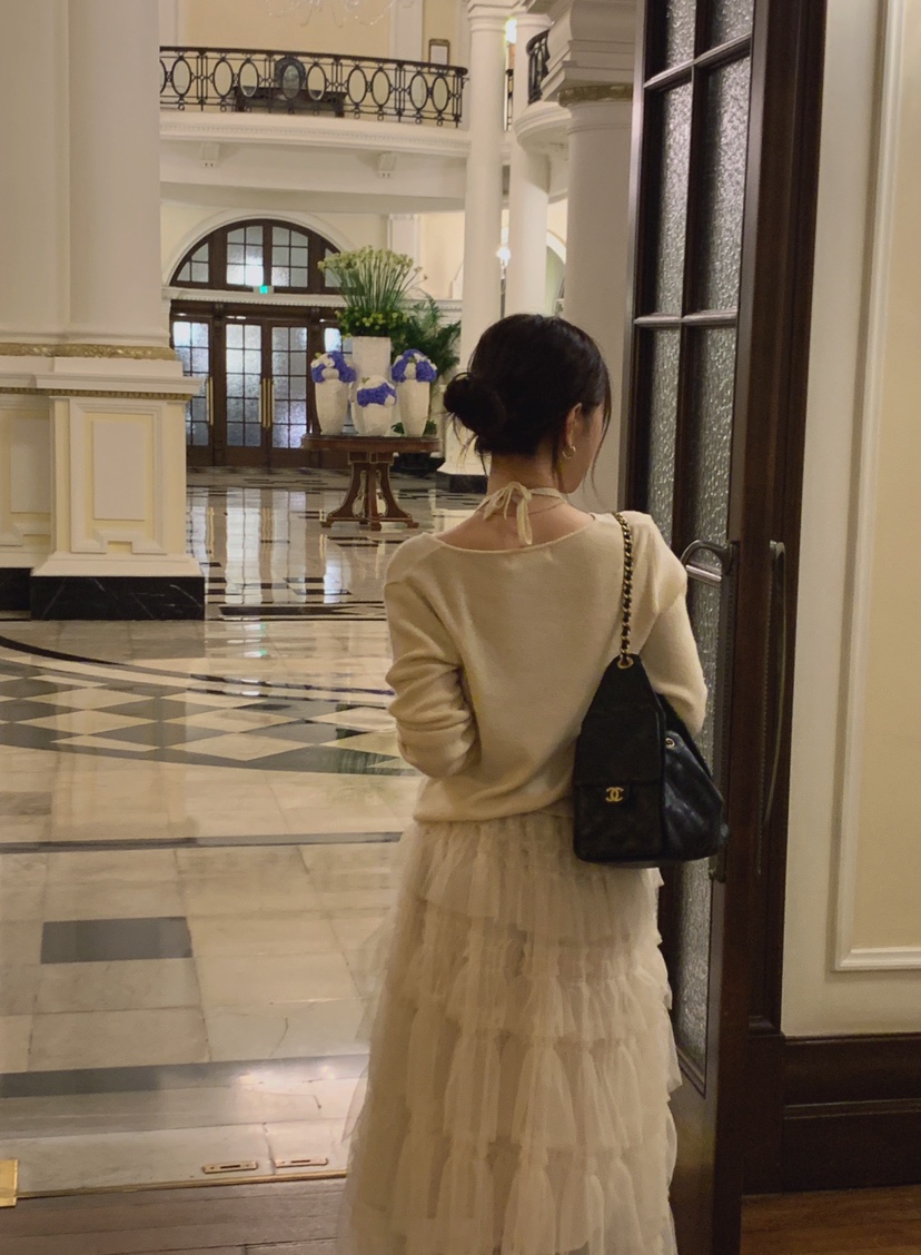 LA CREME韓國直郵女士新品真品熱賣時尚休閑推薦針織衫羊絨LA CREME針織衫