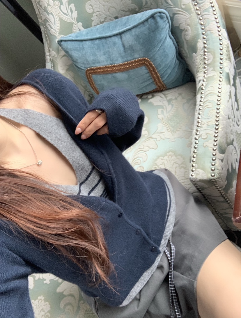 LA CREME韓國直郵女士新品真品熱賣時尚休閑推薦針織衫羊絨LA CREME針織衫