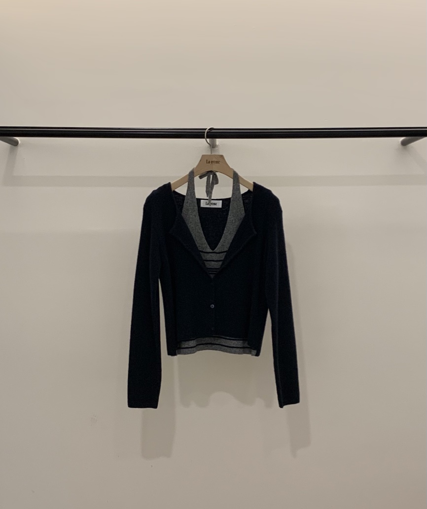 LA CREME韓國直郵女士新品真品熱賣時尚休閑推薦針織衫羊絨LA CREME針織衫圖色4