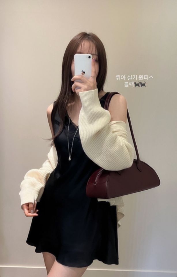 베슬東大門直郵女士新品時尚真品推薦休閑人氣熱賣連衣裙緞VESL連衣裙