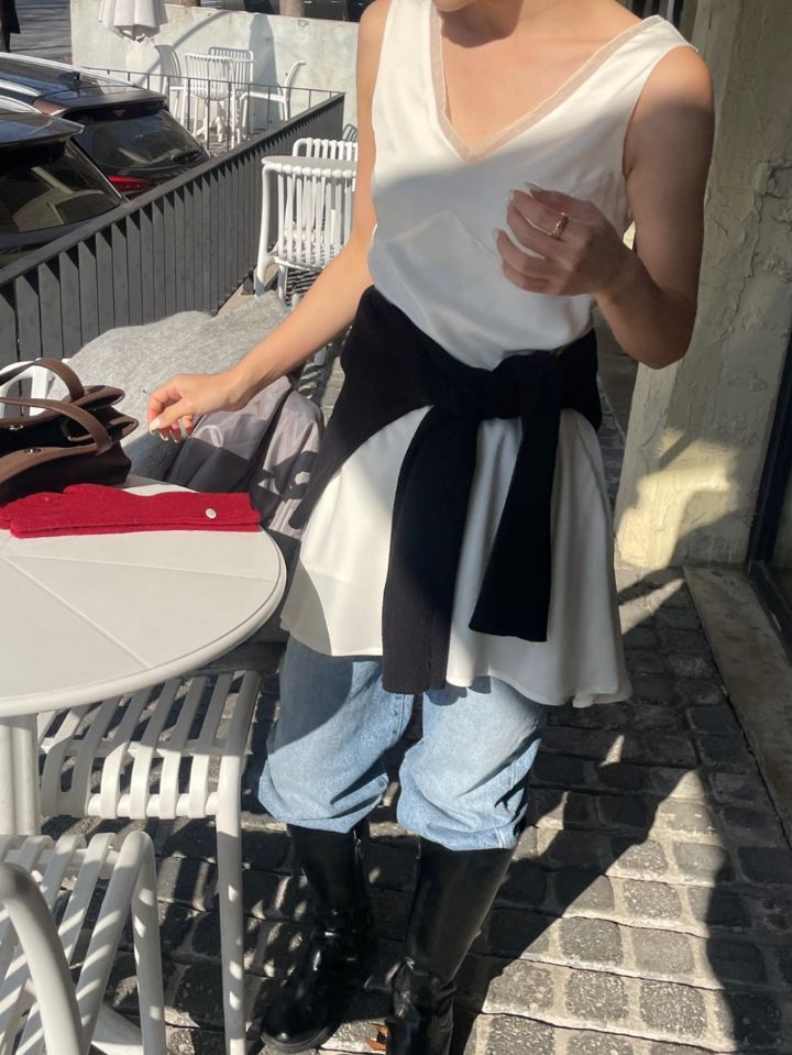베슬東大門直郵女士新品時尚真品推薦休閑人氣熱賣連衣裙緞VESL連衣裙