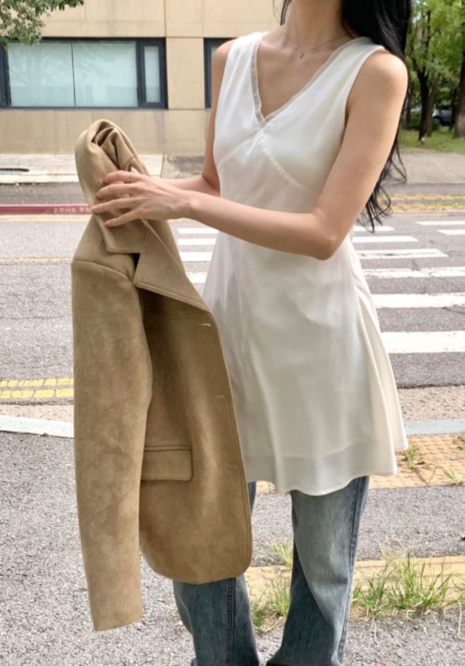베슬東大門直郵女士新品時尚真品推薦休閑人氣熱賣連衣裙緞VESL連衣裙