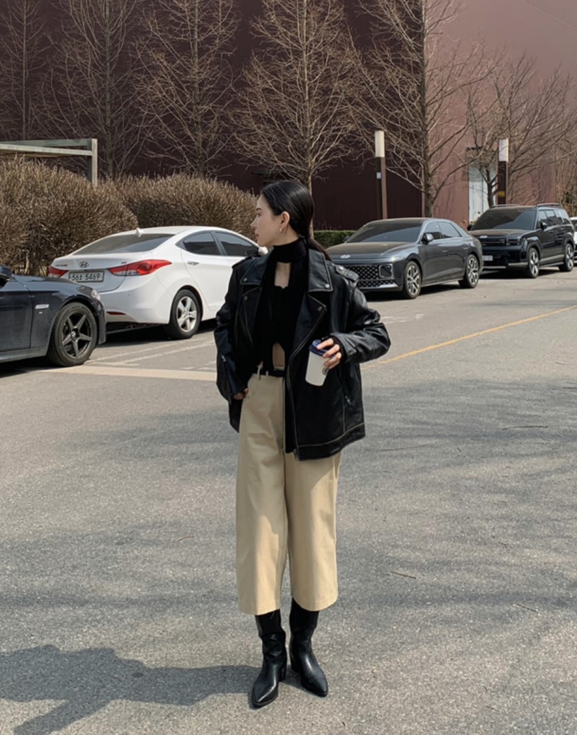 PAIRING東大門直郵女裝新款真品人氣推薦熱賣時尚休閑皮衣PAIRING皮衣
