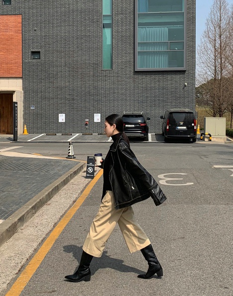PAIRING東大門直郵女裝新款真品人氣推薦熱賣時尚休閑皮衣PAIRING皮衣