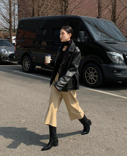 PAIRING東大門直郵女裝新款真品人氣推薦熱賣時尚休閑皮衣PAIRING皮衣
