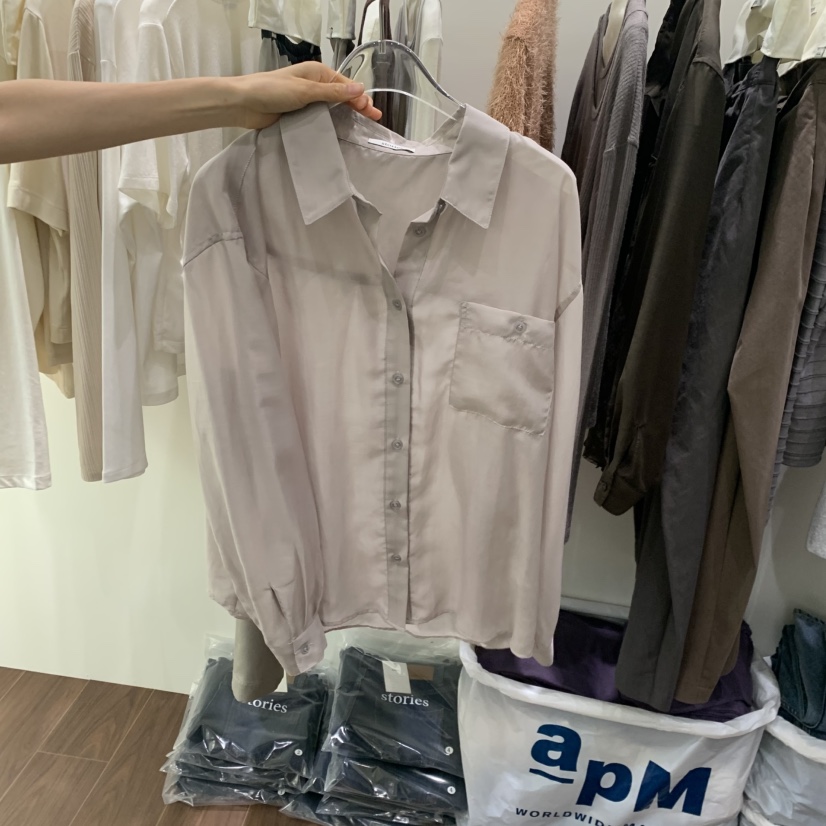 STORIES東大門實拍女裝新品時尚推薦熱賣真品人氣襯衫蕾絲衫STORIES襯衫/蕾絲衫圖色2