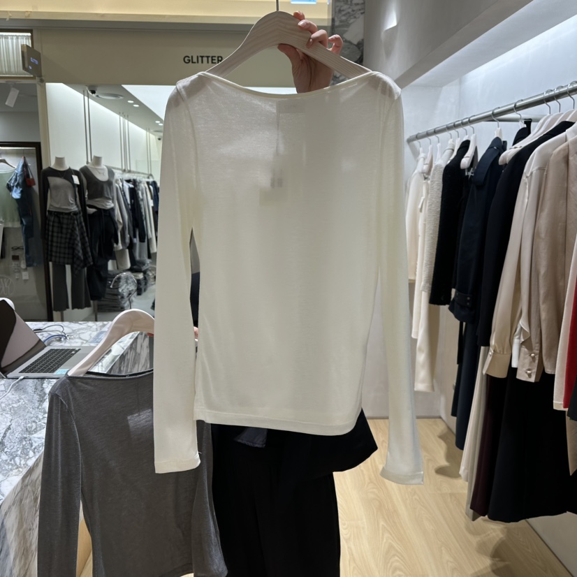 CREPE韓國直郵女士新品熱賣休閑人氣真品時尚推薦長袖T恤CREPE長袖T恤圖色1