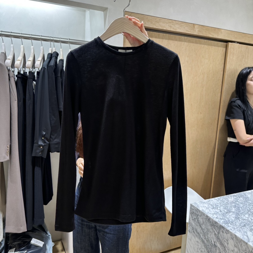 CREPE韓國代購女士新款真品人氣時尚熱賣推薦休閑長袖T恤CREPE長袖T恤圖色3