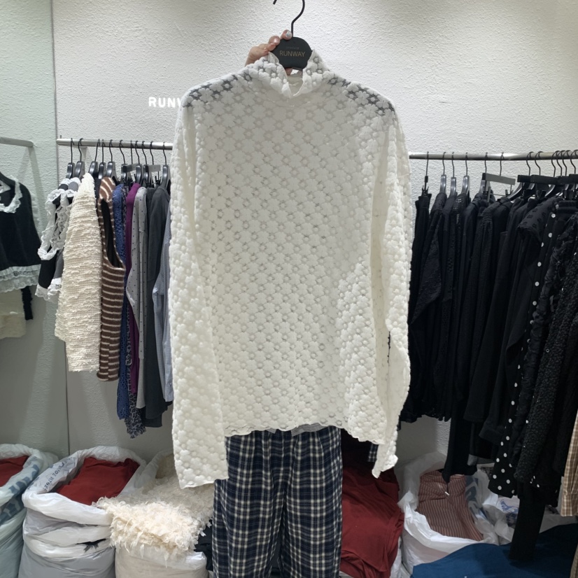 RUNWAY-런웨이東大門直郵女裝新品時尚人氣真品推薦長袖T恤RUNWAY長袖T恤圖色1白