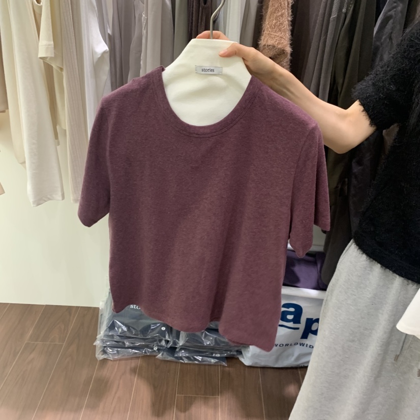 STORIES韓國直郵女士新款休閑推薦人氣熱賣真品時尚T恤STORIEST恤圖色1