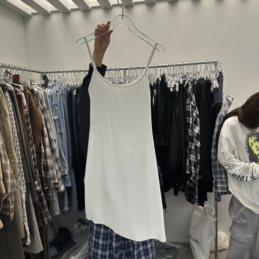 VIRKIN東大門實拍女士新品熱賣休閑時尚人氣真品連衣裙緞帶VIRKIN連衣裙
