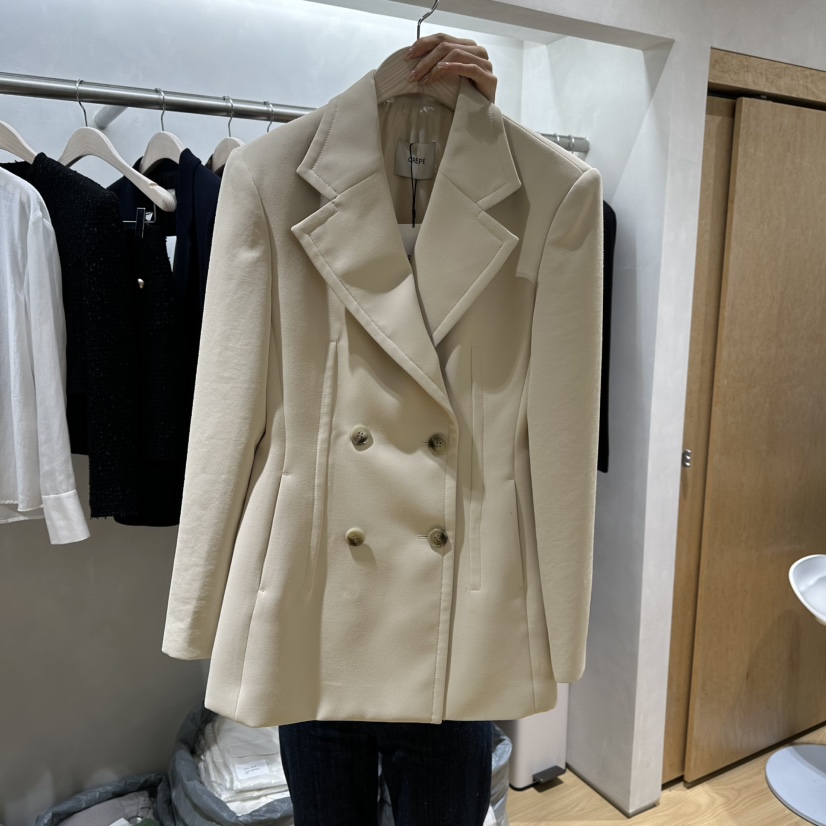 CREPE東大門實拍女裝新款真品時尚熱賣推薦休閑人氣西裝西服CREPE西裝/西服圖色1