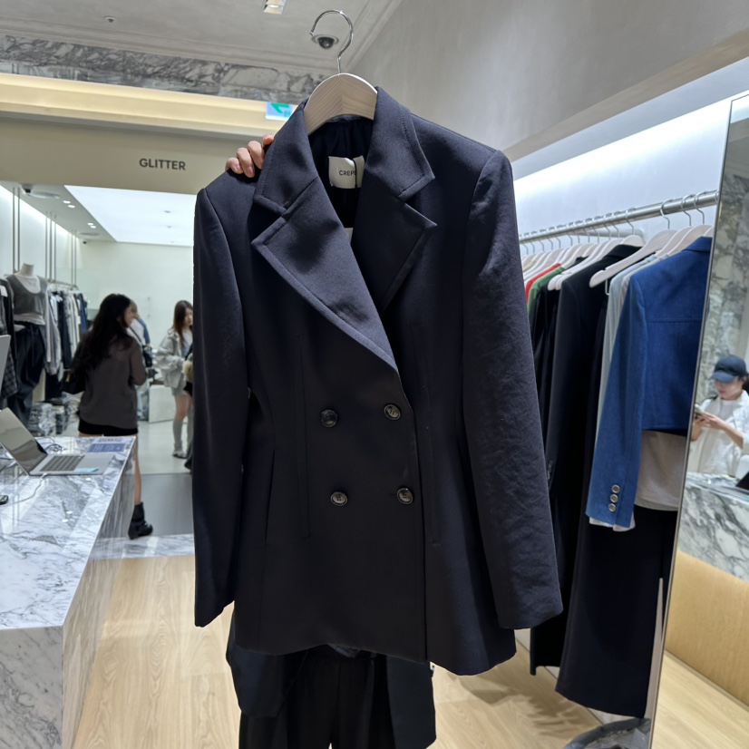 CREPE東大門實拍女裝新款真品時尚熱賣推薦休閑人氣西裝西服CREPE西裝/西服圖色2
