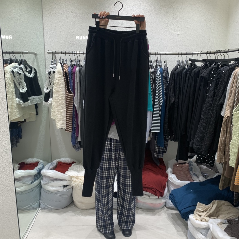 RUNWAY-런웨이東大門代購女裝新款人氣熱賣休閑真品休閑褲RUNWAY休閑褲圖色2黑