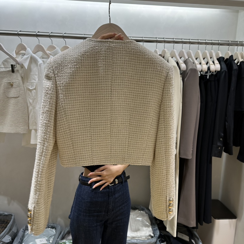 CREPE東大門實拍女裝新款推薦熱賣真品人氣時尚休閑夾克CREPE夾克
