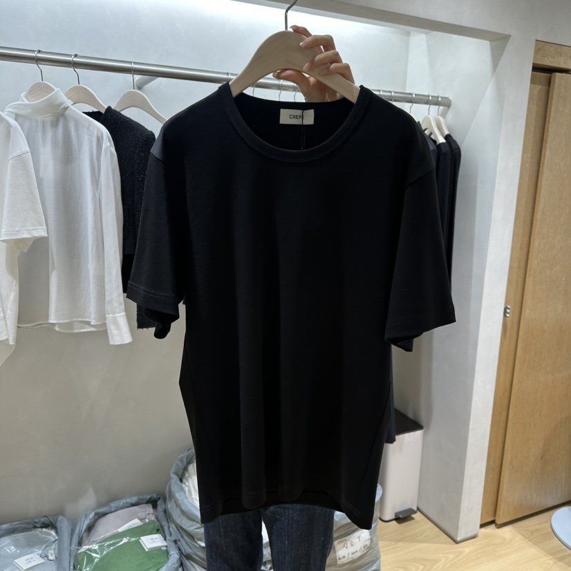 CREPE韓國直郵女士新品真品熱賣人氣推薦休閑時尚T恤CREPET恤圖色2