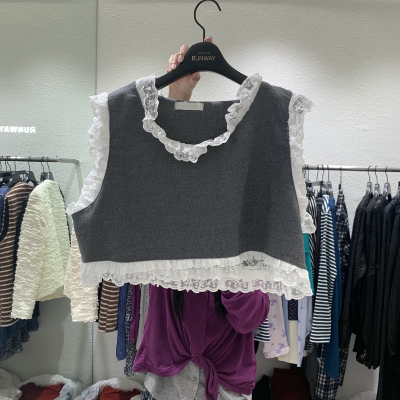 RUNWAY-런웨이韓國代購女裝新品人氣休閑熱賣時尚吊帶背心RUNWAY吊帶/背心圖色1墨