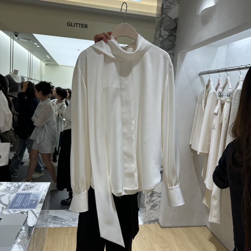 CREPE東大門代購女士新品推薦熱賣休閑時尚真品襯衫蕾絲衫CREPE襯衫/蕾絲衫圖色2