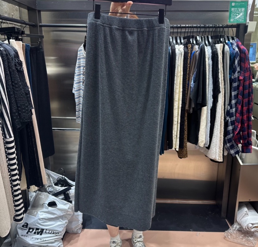 RUNWAY-런웨이東大門代購女裝新品時尚休閑半身裙中短裙RUNWAY半身裙/中短裙圖色6墨