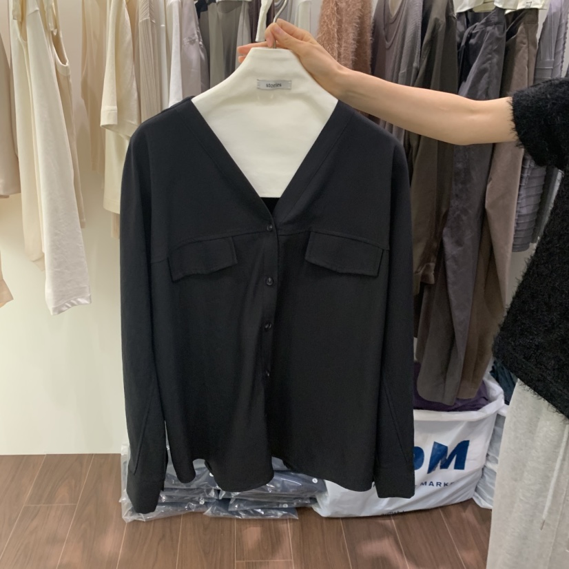 STORIES東大門實拍女士新品時尚熱賣人氣休閑推薦襯衫蕾絲衫STORIES襯衫/蕾絲衫圖色2