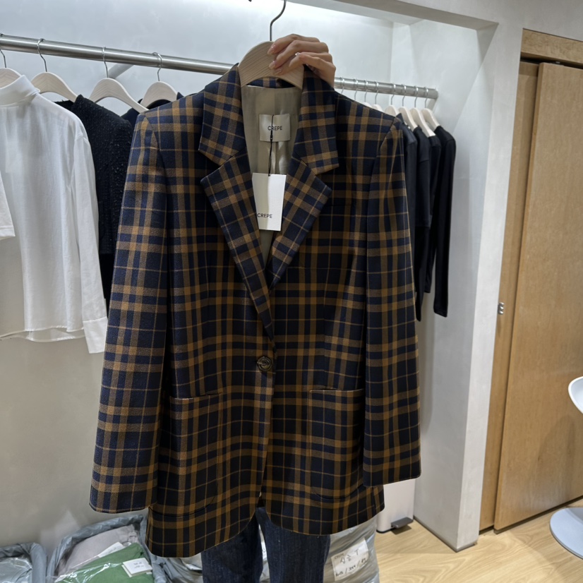 CREPE東大門直郵女士新品人氣休閑真品推薦時尚熱賣夾克CREPE夾克圖色1