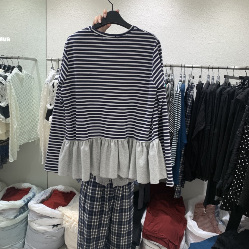 RUNWAY-런웨이東大門直郵女士新品真品人氣時尚休閑長袖T恤RUNWAY長袖T恤