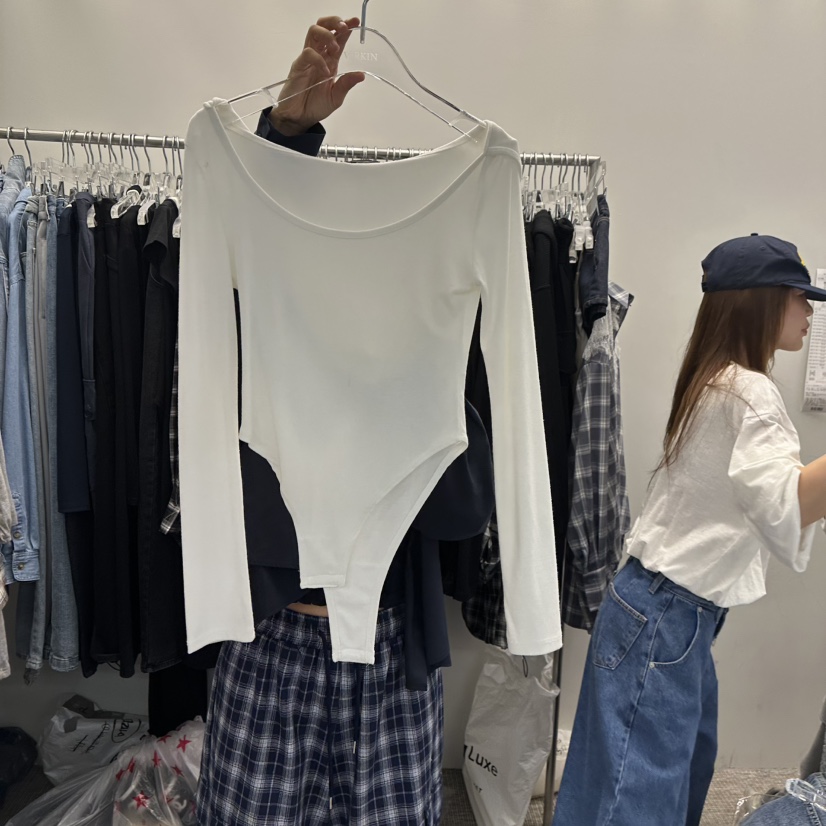 VIRKIN韓國直郵女裝新款推薦休閑人氣真品長袖T恤連帽衫套裝VIRKIN長袖T恤圖色2