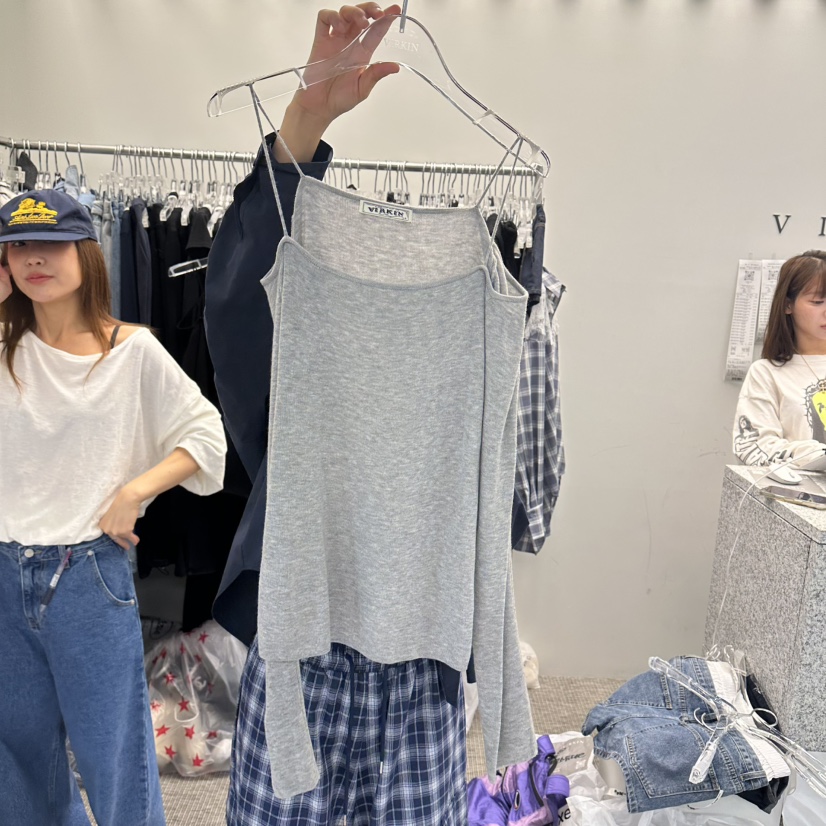 VIRKIN韓國代購女裝新款人氣休閑熱賣時尚推薦真品針織衫VIRKIN針織衫圖色2