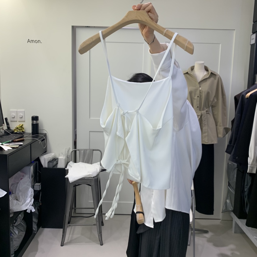 AMON東大門實拍女裝新品熱賣人氣時尚推薦休閑真品吊帶背心AMON吊帶/背心