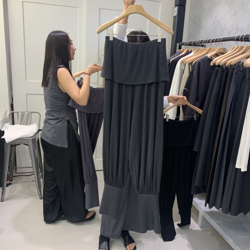 AMON韓國代購女士新款熱賣真品人氣時尚推薦休閑裙褲AMON裙褲圖色2灰