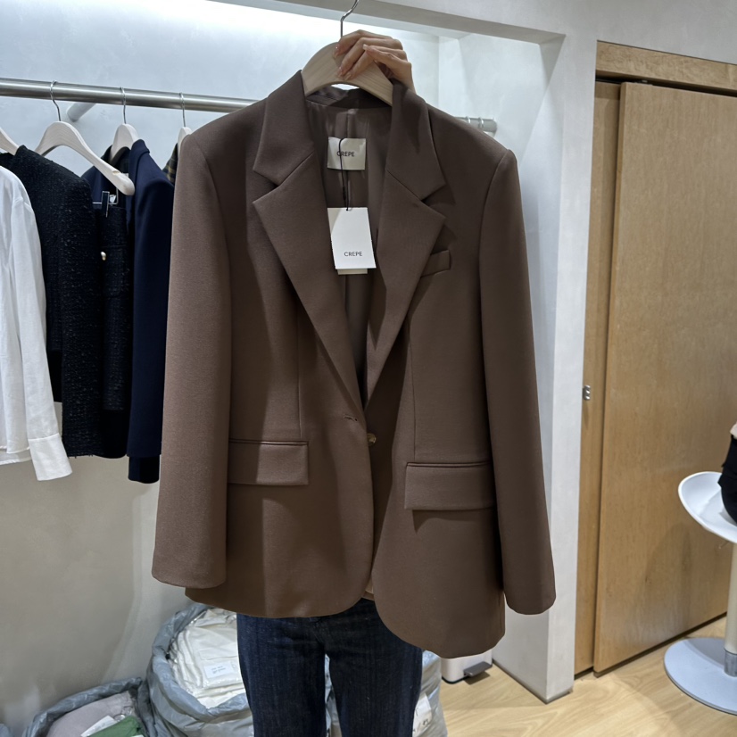 CREPE東大門實拍女士新品時尚真品熱賣人氣休閑推薦西裝西服CREPE西裝/西服圖色1
