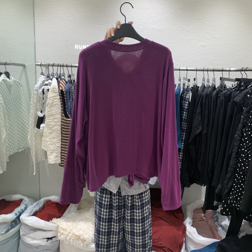 RUNWAY-런웨이韓國直郵女士新品熱賣人氣休閑針織衫開衫RUNWAY針織衫