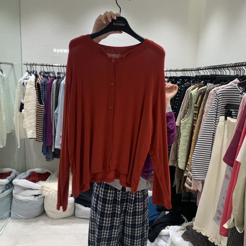 RUNWAY-런웨이韓國直郵女士新品熱賣人氣休閑針織衫開衫RUNWAY針織衫圖色6