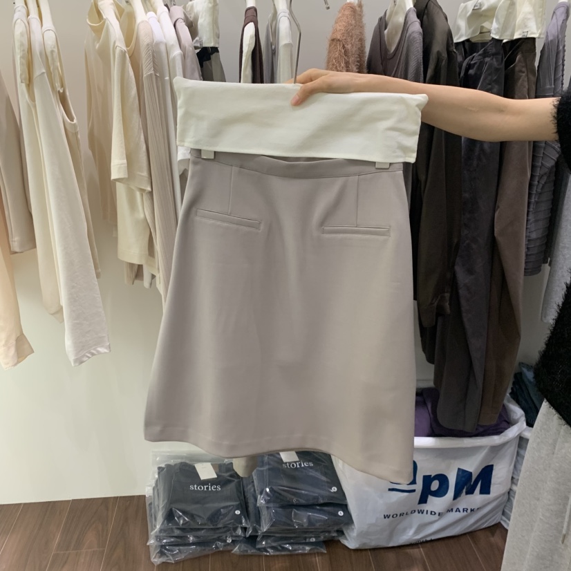 STORIES東大門代購女士新款真品休閑時尚人氣半身裙中短裙STORIES半身裙/中短裙