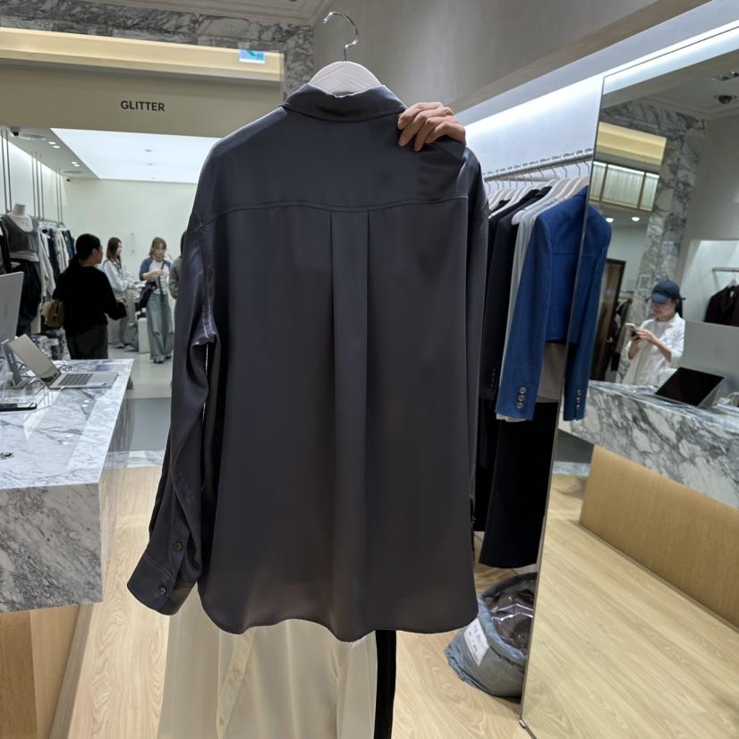 CREPE東大門實拍女士新品推薦人氣熱賣時尚真品襯衫蕾絲衫CREPE襯衫/蕾絲衫