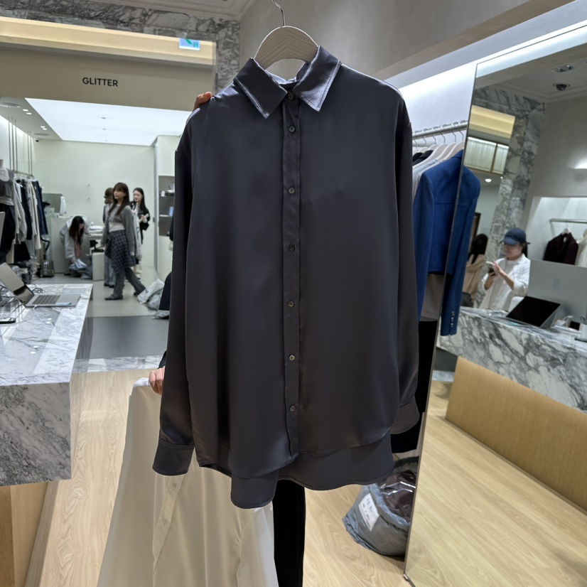 CREPE東大門實拍女士新品推薦人氣熱賣時尚真品襯衫蕾絲衫CREPE襯衫/蕾絲衫圖色2