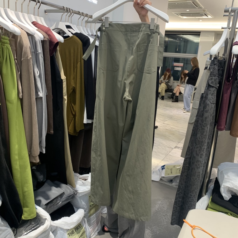 THE FIRST韓國代購女士新品人氣休閑推薦真品時尚休閑褲THE FIRST休閑褲